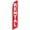 Red, variant on Cobb Promo Rent Me Blue Advertising Feather Flag 12ft - Replacement Flag Only Without Poleset
