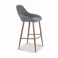 thumbnail image 3 of Heavenly Collection Grey Bar Stool, 3 of 3