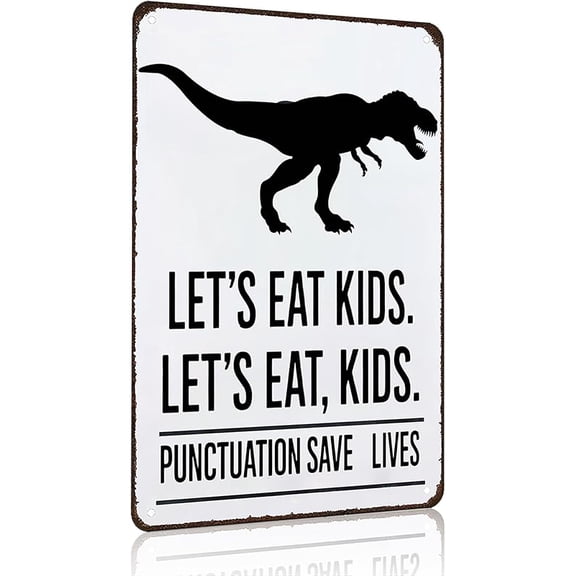 Students Teachers Gift Funny Math/English/Science/History Class Tin Sign for Home Classroom Study Room Wall Decor 8x12 Inch