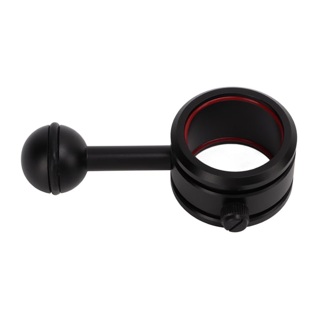 Clip de Cabeza de Bola de Buceo 28-34 Mm Anodizado Revestimiento Duro Antorcha de Buceo Soporte de Rótula Linterna Brazo de Bola de Buceo Adecuado para Linterna de 28-34 Mm ANGGREK Otros