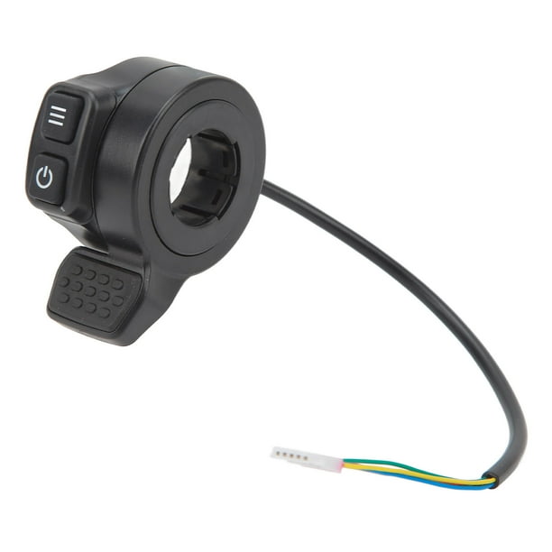 Acelerador de Dedo para Scooter Eléctrico - Interruptor de Encendido y Control de Velocidad - Reemplazo del Manillar de Bicicleta NikouMX Deportes