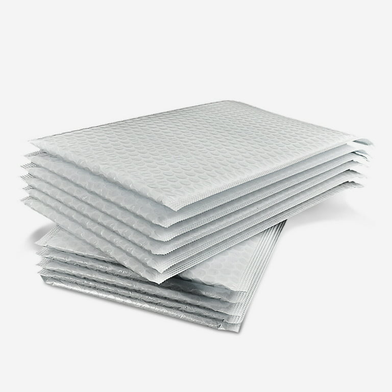 10x19cm Blanc Poly Mailer Expédition Des Sacs Demballage En