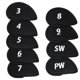 thumbnail image 5 of 9x Fundas de cabeza de hierro Cola Neopreno Equipo de golfista moderno Resistente al desgaste Protector, 5 of 8