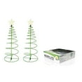 thumbnail image 2 of 2'ft. Solar LED Metal Christmas Tree Outdoor Holiday Decoration - 1,  2 , or 4 Pack, 2 of 7