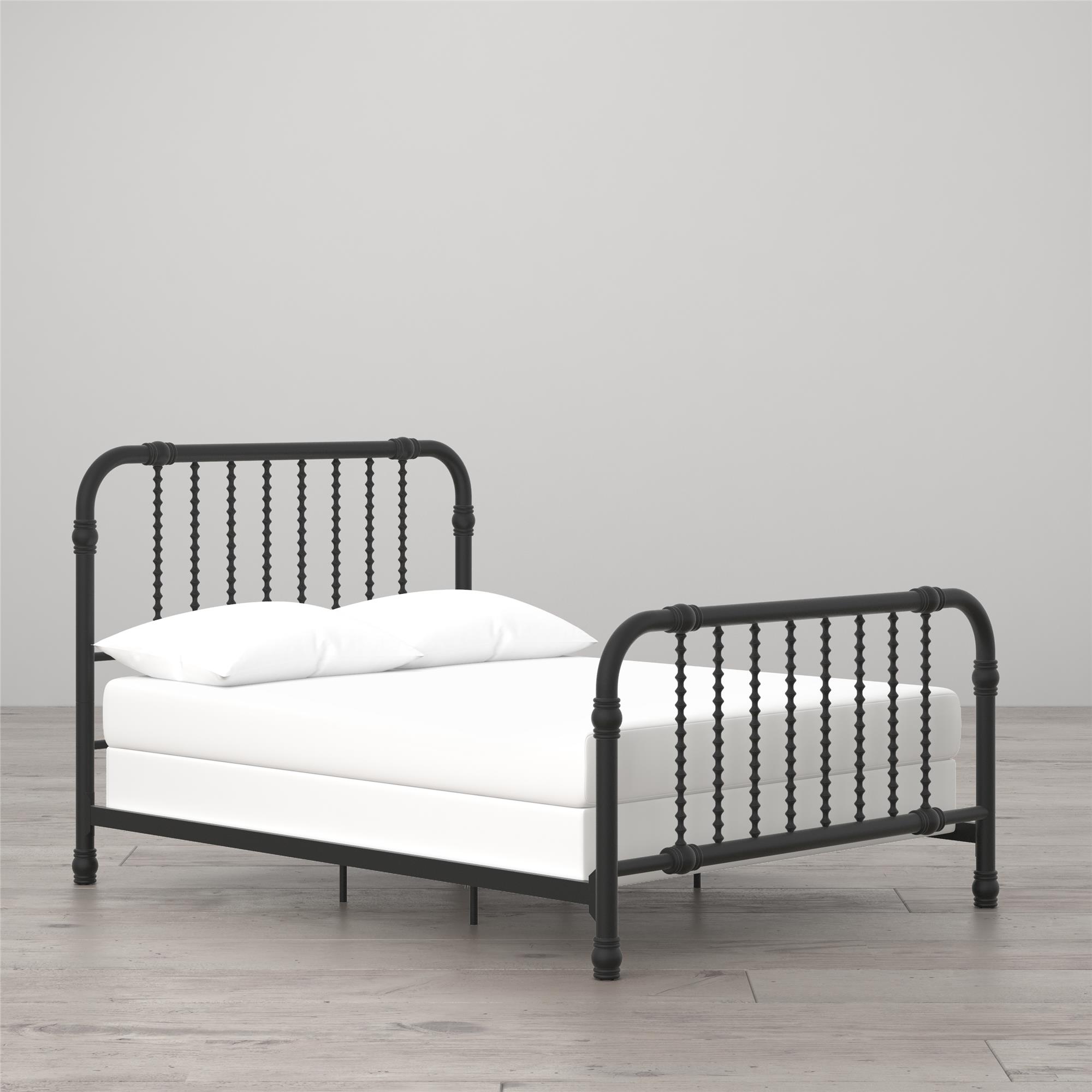 Little Seeds Monarch Hill Wren Metal Bed Full, Black