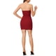 thumbnail image 3 of Vestido de cóctel sin tirantes elegante de INSPIRE CHIC con escote en forma de corazón, mini top de tubo, bodycon, rojo M, 3 of 6