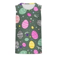 thumbnail image 5 of Camiseta sin mangas de cuello redondo para hombre, ropa de ocio, fitness, para el hogar, pijama, camiseta con estampado a color, blusa deportiva de poliéster para hombre, 5 of 5