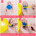 thumbnail image 4 of Columna Portátil Con Base Para Decoración Con Globos 2 Pzas Blanco, 4 of 5