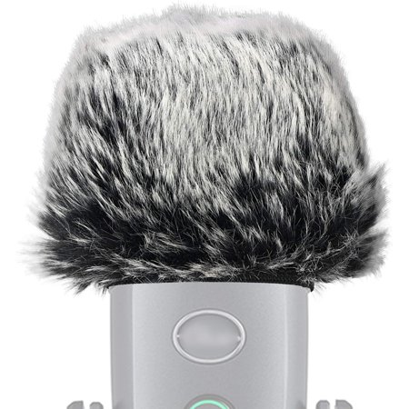 Mic Furry Windscreen Muff for Blue Yeti Nano Condenser Microphone Mic Cover Microphone Fur Pop Filter by SUNMON