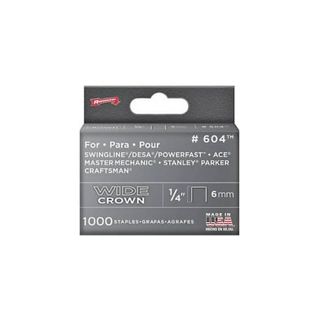 Heavy Duty Wide Crown Staples - ARROW FASTENER CO LLC 60430 1000 Pack 1/4 Heavy Duty Staple