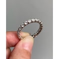thumbnail image 4 of 2Ct Round Cut Lab Created Diamond Stunning Wedding Band Ring In 14k White Gold Plated, 4 of 4