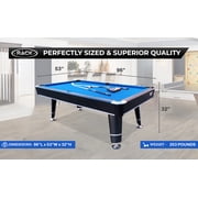 RACK Orion 8-Foot Tournament Billiard/Pool Table (Blue)