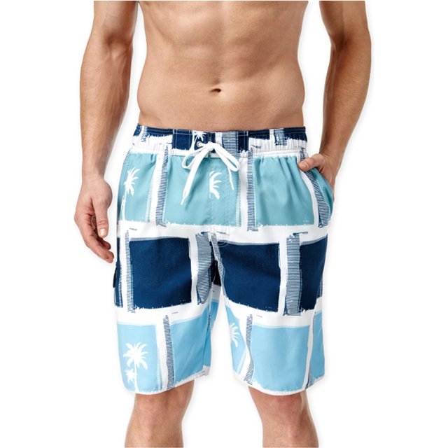 Newport Blue - Pantalones cortos para hombre con parte inferior de Hollywood Squares, azul, grande 4X