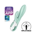 thumbnail image 3 of Satisfyer Air Pump Bunny 5+ Vibe in Mint, 3 of 5