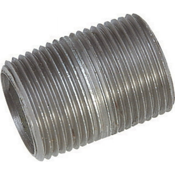 Sigma   1/2 in. Dia. Steel  Electrical Conduit Nipple  IMC  2 pk