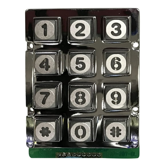 Honeywell Ademco 6160CR-2 Commercial Fire Alpha Keypad, Alarm Panel ...