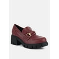 thumbnail image 6 of Evangeline chunky platform loafers in Tan, 6 of 10