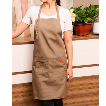 

Homgreen Art Aprons for Painting Pottery Ceramics Mens Women Kitchen Cooking Aprons Waterproof Black