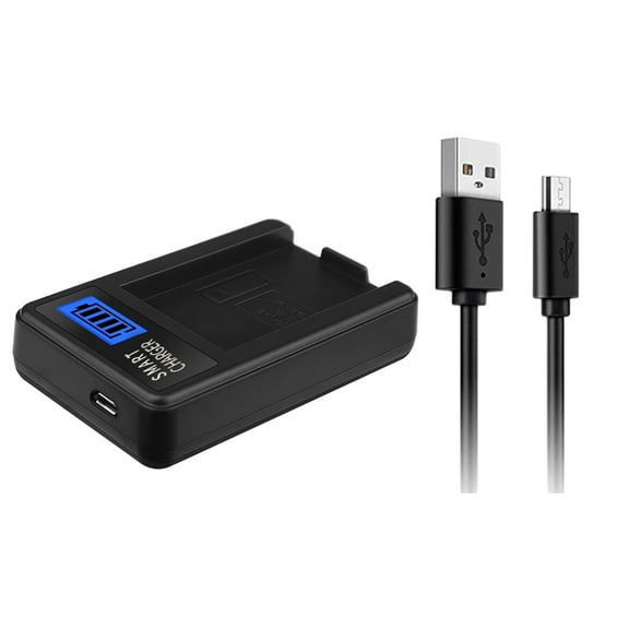 YIEMEEN EN-EL9 EN-EL9A LCD Single Charger Battery Charger for D40 D40x D60 D3000 D5000 Camera Charging Dock Accessories