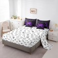 thumbnail image 5 of jejeloiu Purple Game Console 7-Piece Bedding Comforter Set,Kids Gamepad Controller King Bedding Sets,3D Video Games Bed Sheets For Teens,Luxury Bedroom Decor Reversible, 5 of 8