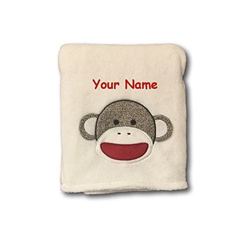 sock monkey blanket