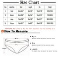 thumbnail image 3 of loopsun Womens Briefs,Women's Fashionable Classic High Waisted Breathable And Seductive Solid Color Underwear, 3 of 3