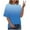 Blue4, variant on fatyb Women's Summer Gradient T-Shirts Crewneck Loose Tee Tops Casual Short Sleeve Womens Blouses S-5XL