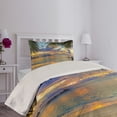 thumbnail image 2 of Ambesonne Tropical Quilted Coverlet 2 Pcs, Exotic Beach Photo, Twin Size, Multicolor, 2 of 4