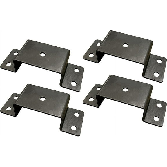 Heavy Duty Bolt On 2x4 Steel Stake Pockets for Trailer & Truck (4)