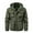 Army Green, variant on WTOBBY Men's Detachable Outdoor Jacket, Solid Color Workwear Style with Zippered Pockets, Long Sleeve Casual Coat for Practical Daily Use,Army Green L