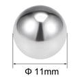 thumbnail image 2 of Uxcell Billes de Roulement Métriques en Acier Inoxydable 304 Grade G100 Billes de Précision 11 mm /0,43 Pouces, 2 of 3