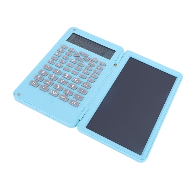 6 Inch LCD Large Screen Writing Pad Scientific Calculator with Writing Tablet,2 Line Display, Foldable Calculator for Home School Office Business,Lightweight Design,No Glare Screen