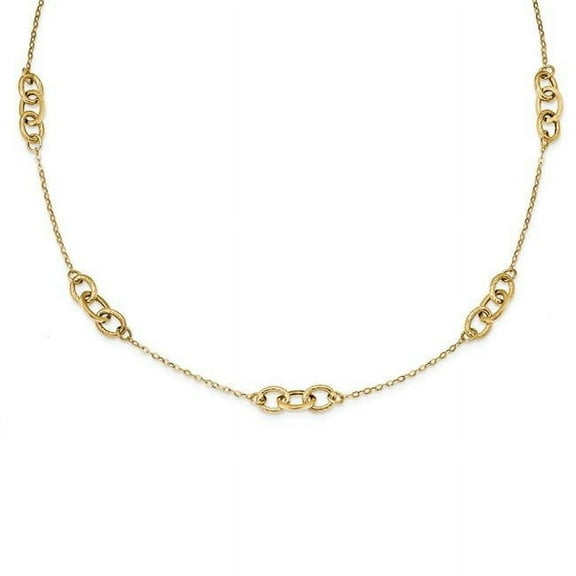 Primal Gold 14 Karat Yellow Gold Fancy 18-inch Necklace