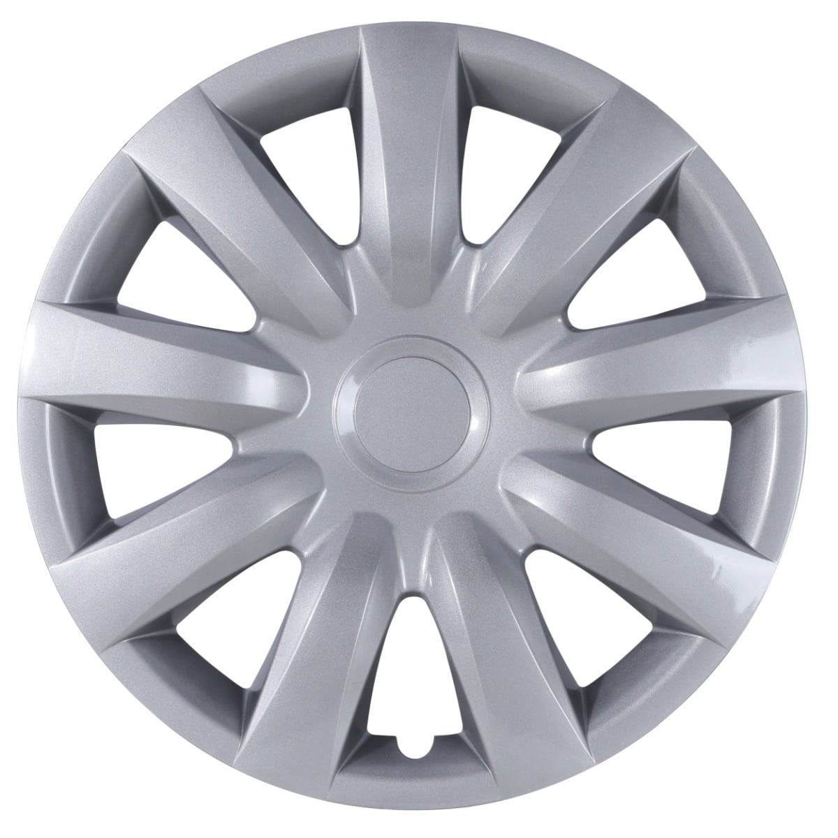 15 inch 1 Piece Hubcap Wheel Rim Cover R15 for 2002-2006 Toyota Camry Snap-on Installation Lacquer