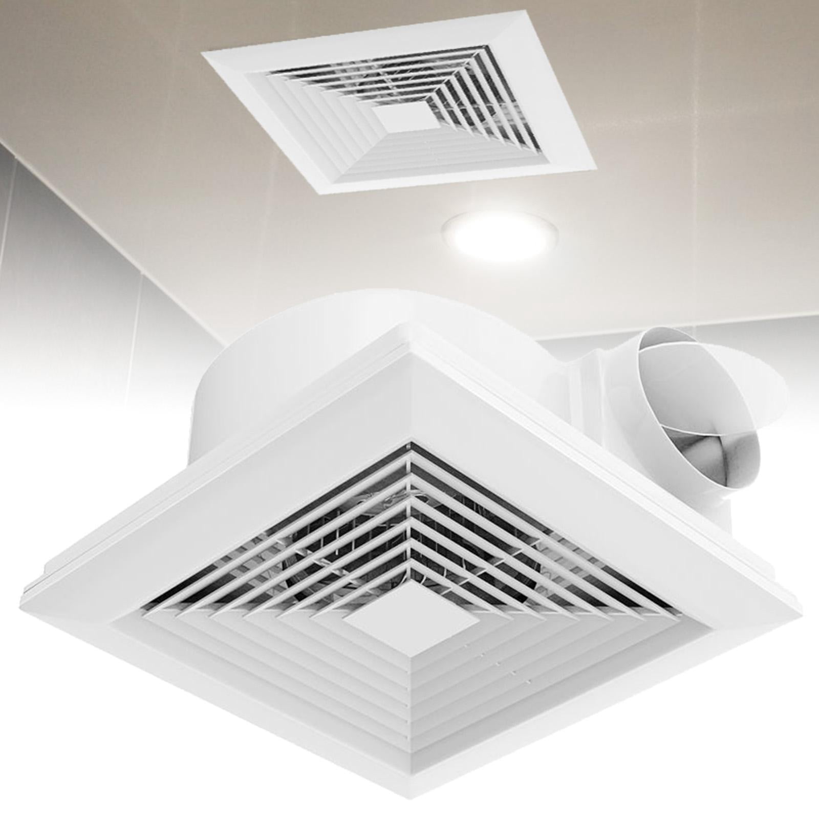 CoudarTitie Bathroom Exhaust Fan Bathroom Fan Efficient Portable Ventilation Fans Quiet Easy 8 inch
