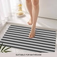 thumbnail image 3 of Boho Black Stripe Door Mat&nbsp;Indoor Outdoor Entrance,Non Slip Small Rug for Kitchen Bathroom Entryway Rug,Abstract Geometric White Minimalist Washable Doormat Floor Mat for Office 16x24 Inch, 3 of 8