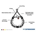 thumbnail image 2 of Herm Sprenger Black Stainless Steel Prong Collar with Swivel, 2 of 7