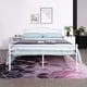 thumbnail image 3 of Cama Vida lujosa HOMEMAKE FURNITURE Somier de hierro BASELI FULL WHITE, 3 of 9