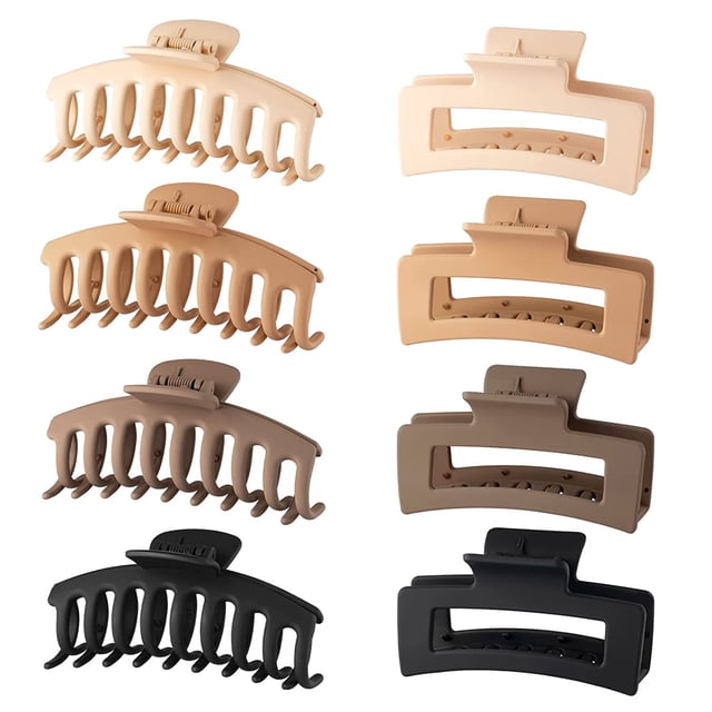 Pinzas para el pelo de plástico mate para mujer Bestauty Horquilla