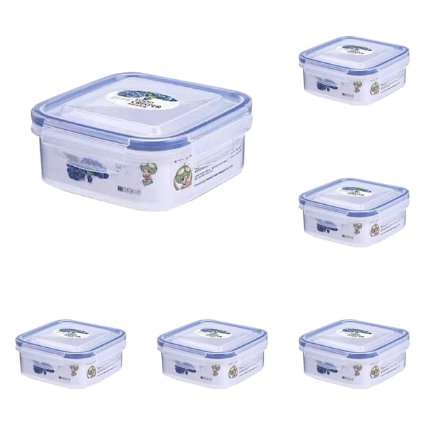 Contenedor grande para almacenar alimentos con tapa hermética para despensa (4) Contenedores de alimentos aptos para microondas, lavavajillas y congelador Contenedores de almacenamiento para