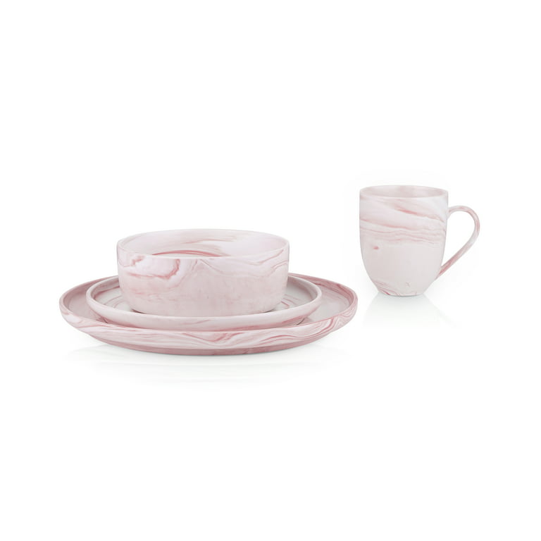 Lovely Pink Solid Round 9 Dinner Plates, 16ct - 16x1.0 ea
