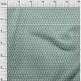 thumbnail image 3 of oneOone Cotton Jersey Teal Green Fabric Geometric Sewing Material Print Fabric By The Yard 58 Inch Wide, 3 of 4