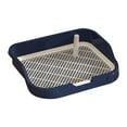 thumbnail image 3 of TOOYFUL Dog Potty Pad Mesh Training Toilet Potty Tray with Protection Wall Every Side Dog Toilet for Small and Medium Dogs Cats Puppy Navy, 3 of 9