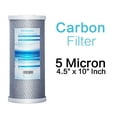 thumbnail image 3 of Geekpure 10 Inch Whole House Replacement Water Filters Set with PP Sediment and Carbon Block -4.5"x 10"-5 Micron, 3 of 5