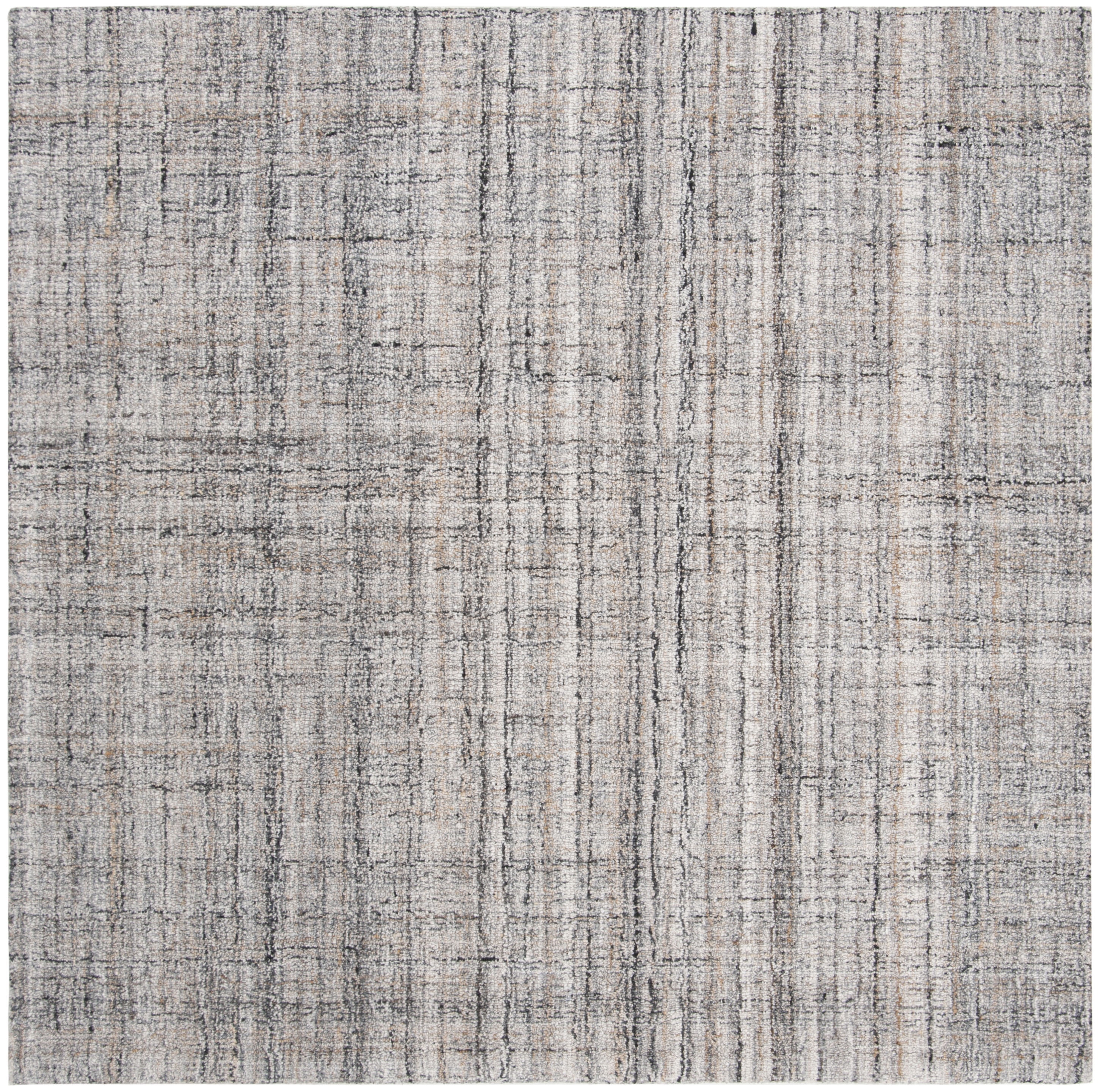 Safavieh Abstract Bailey Striped Area Rug, Camel/Black, 4' x 4' Square
