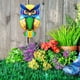thumbnail image 4 of Decoración de jardín al aire libre Metal Owl Wall Patio art Decoración de césped de valla de patio al aire libre, 4 of 5