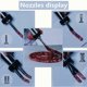 thumbnail image 3 of Aluminum Alloy Jerky Gun with 2 Nozzles for Homemade Beef Sausage, 3 of 5