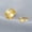 Golden love, variant on Ring Set 2-Piece Set Creative Personality Butterfly Punk Couple Ring
