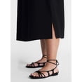 thumbnail image 4 of Terra & Sky Women’s Plus A Line Midi Skirt, Sizes 0X-5X, 4 of 5