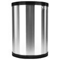 thumbnail image 3 of Bote de Basura Redondo Jofel Acero Inoxidable Sin Tapa Capacidad 10L 30 cm alto 22 cm diametro, 3 of 5